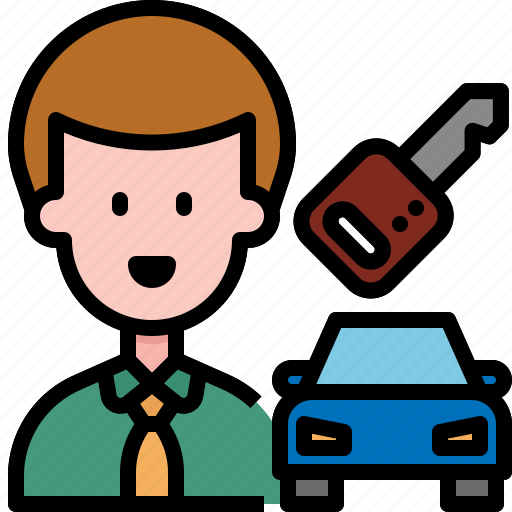 Agent, car, job, man, people, salesman, user icon - Download on Iconfinder