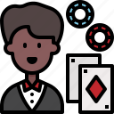 avatar, casino, gamble, gambling, man, people, user