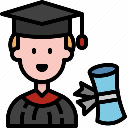 College, education, graduation, people, student, university, user icon - Download on Iconfinder