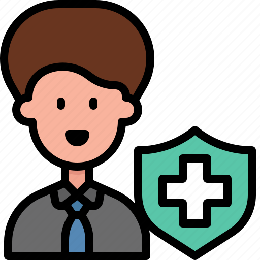 Agent, insurance, man, medical, people, security, user icon - Download on Iconfinder