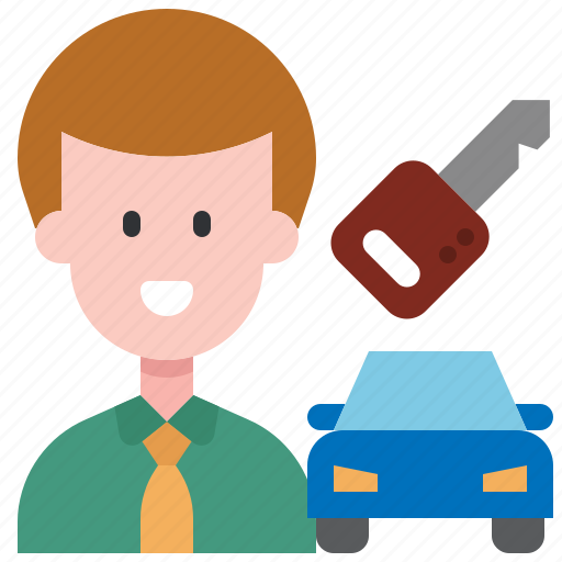 Agent, business, car, profile, salesman, service, user icon - Download on Iconfinder