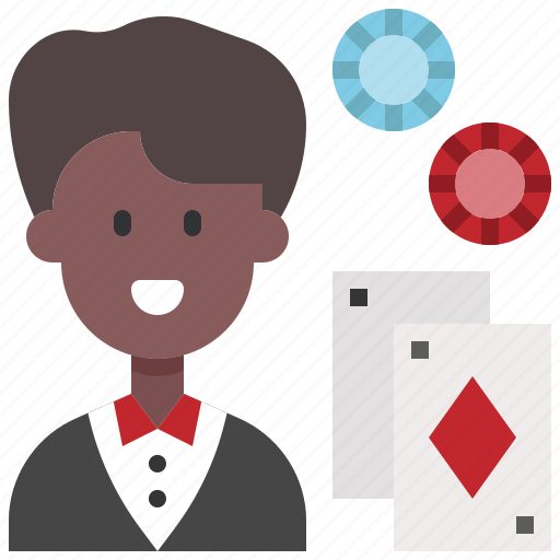 Card, casino, gamble, gambling, job, staff, user icon - Download on Iconfinder