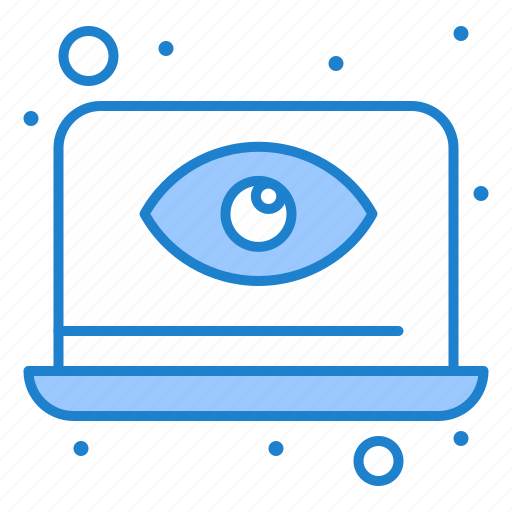 Computer, laptop, eye, view icon - Download on Iconfinder