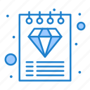 diamond, luxury, premium, document