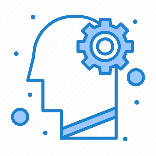 Brain, gear, mind, setting icon - Download on Iconfinder