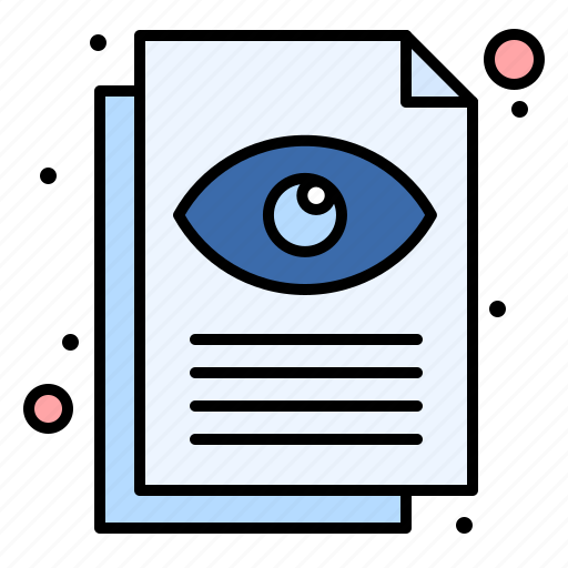 Document, view, eye, file icon - Download on Iconfinder