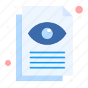 document, view, eye, file