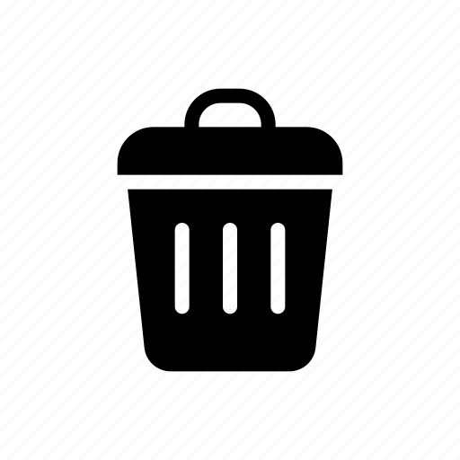 Trash, can, rubbish, garbage, button, delete icon - Download on Iconfinder