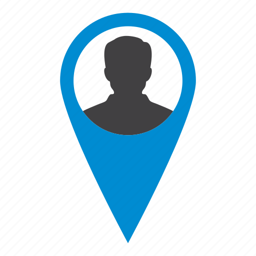 Location, map, marker, people, user icon - Download on Iconfinder