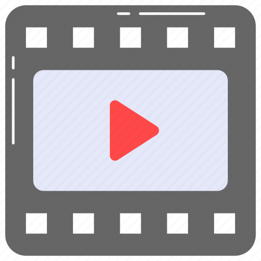 Video, reel, movie, clip, film, strip, videography icon - Download on Iconfinder