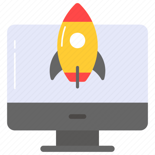 Startup, rocket, launch, beginning, missile, initiation, boost icon - Download on Iconfinder