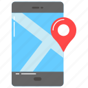 mobile, navigation, location, gps, pointer, app, smartphone