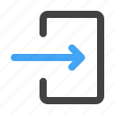login, enter, right, arrow, ui, directional, sign, interface, direction