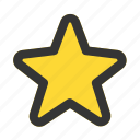 star, favourite, highlights, ui, shapes, and, symbols, rate, interface, signs, favorite