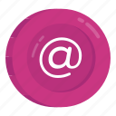 mail sign, email sign, arroba, ui, ux