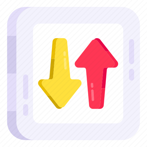 Directional arrows, navigational arrows, arrowheads, pointing arrows, opposite direction arrows icon - Download on Iconfinder