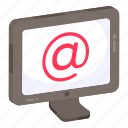mail sign, email sign, arroba, ui, ux