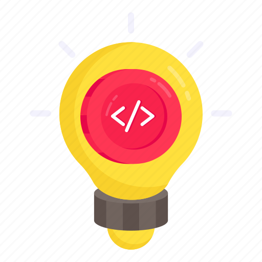 Coding idea, innovation, bright idea, creative idea, big idea icon - Download on Iconfinder