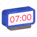 digital clock, timepiece, timekeeping device, timer, chronometer