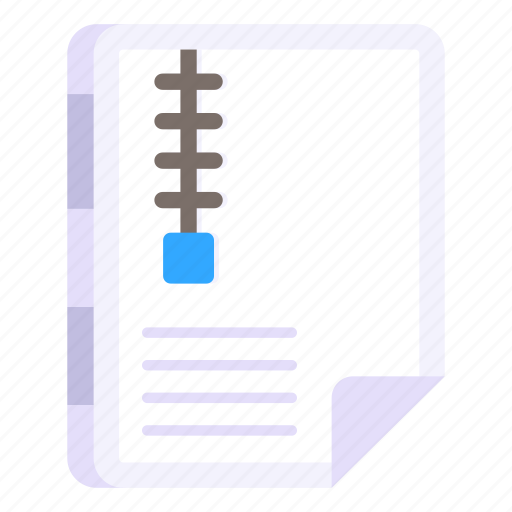 Zip file, file format, filetype, file extension, document icon - Download on Iconfinder