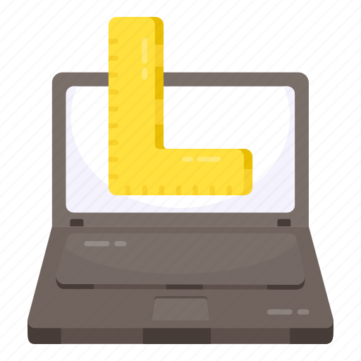 Online stationery, scale, measurement, inches, office supplies icon - Download on Iconfinder