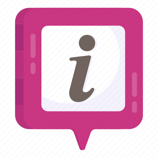 Info chat, information chat, message, text, communication icon - Download on Iconfinder