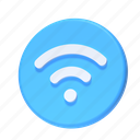 wifi, network, wifi sign, wireless, render 
