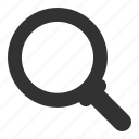 find, magnifying glass, search