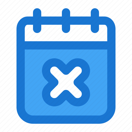 Calendar, date, delete, organization, remove, time icon - Download on Iconfinder