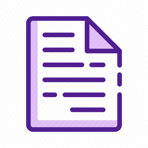 Document, file, format, note, paper icon - Download on Iconfinder