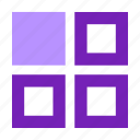 square, button, shape, creative, grid