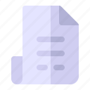 document, file, paper, sheet, text
