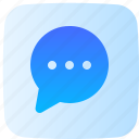 chat, bubble, box, dialogue, comment