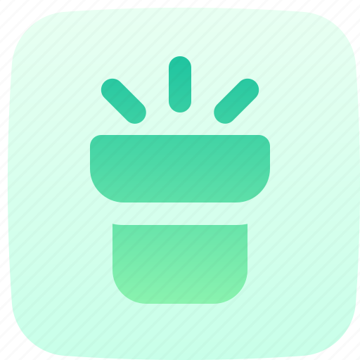 Torchlight, flashlight, electronics, torch, switch on icon - Download on Iconfinder