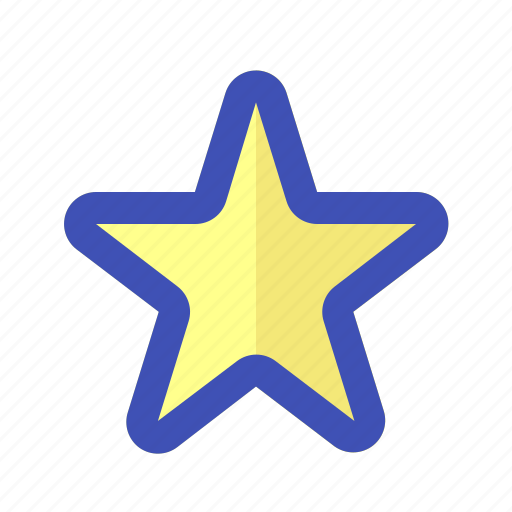 Bookmark, fill, interface, promotion, rating, star, user icon - Download on Iconfinder