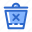 bin, button, delete, garbage, interface, recycle, trash 