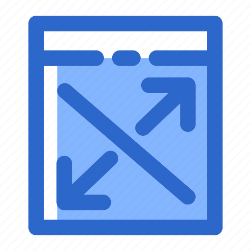 Arrow, box, expand, full screen, maximize, screen, web icon - Download on Iconfinder