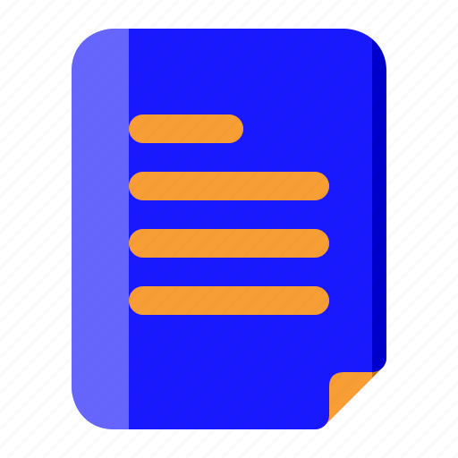 Document, file, page, paper, folder icon - Download on Iconfinder
