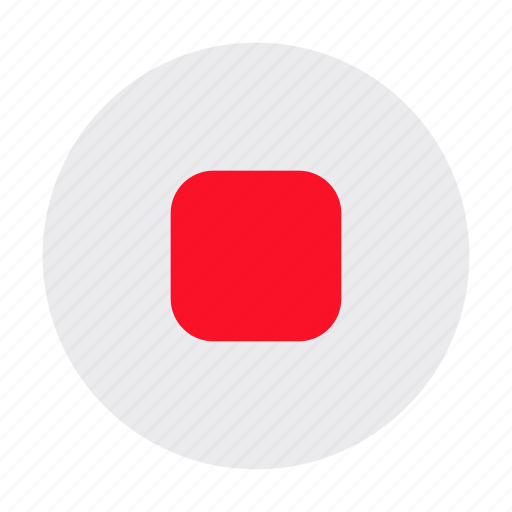 Stop, button, music, player, video, multimedia, option icon - Download on Iconfinder