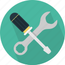 screwdriver, settings, configuration, preferences, repair