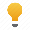 bulb, brightness, brightness and contrast, bulb icon, user interface, ui, facebook