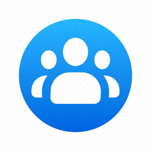 Groups, facebook, group, social media, user interface, ui icon - Download on Iconfinder