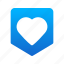 liked, saved, heart, sticker, user interface, ui, social media 