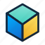 3d box, 3d, box, cube, game cube, user interface, ui 