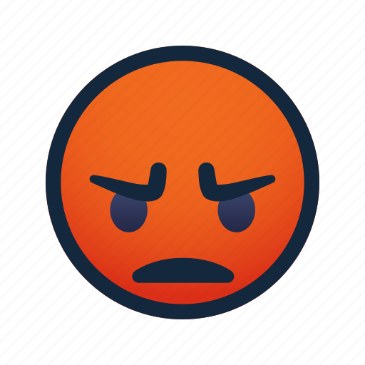 Facebook reactions, angry, emoji, face, user interface, ui icon - Download on Iconfinder