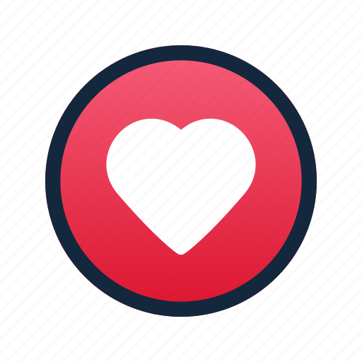Facebook reactions, facebook, reaction, love, heart, emoji, user interface icon - Download on Iconfinder