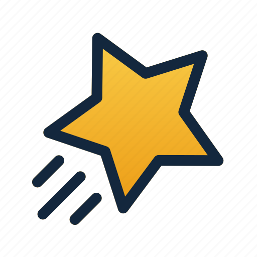 Shooting star, shooting, star, user interface, ui, social media, facebook icon - Download on Iconfinder
