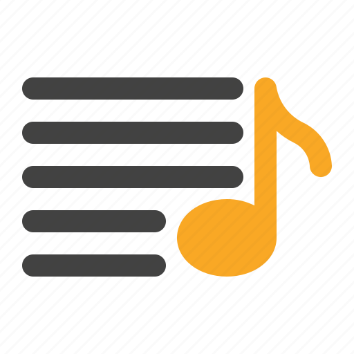 Playlist, music, audio, instrument, multimedia, song, list icon - Download on Iconfinder