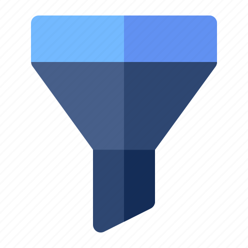 Funnel, filter, sort, cone, hood icon - Download on Iconfinder