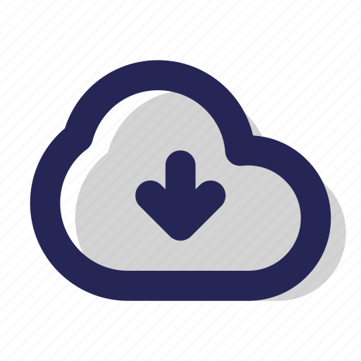 Download from cloud, cloud, hosting, download, storage, database icon - Download on Iconfinder